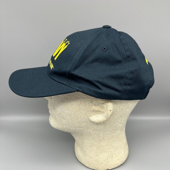 Vintage US Navy Made USA Hat Military Baseball Cap Patriotic Americana Veteran - Picture 3 of 8